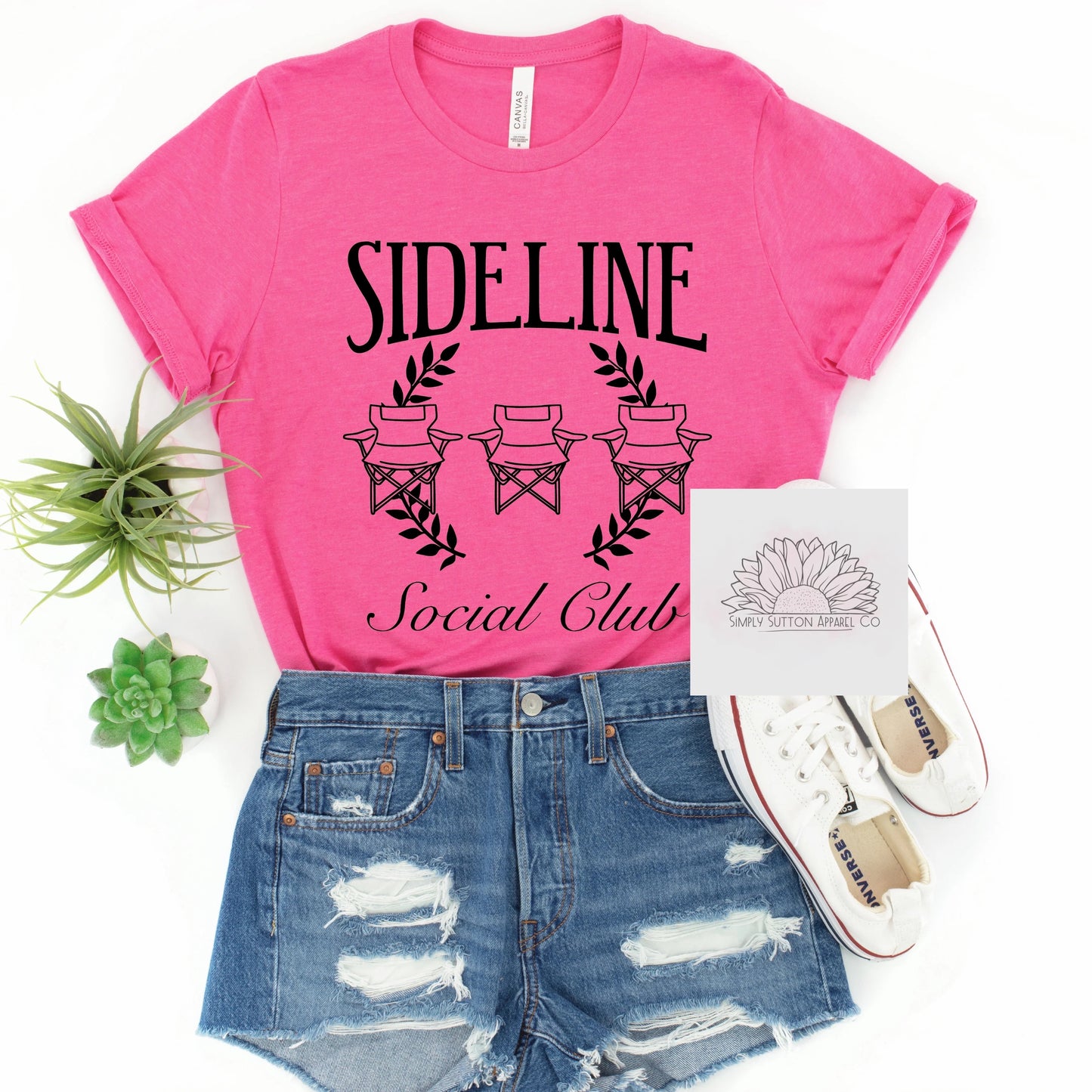 Sideline Social Club- Adult Crewneck Unisex T-Shirt