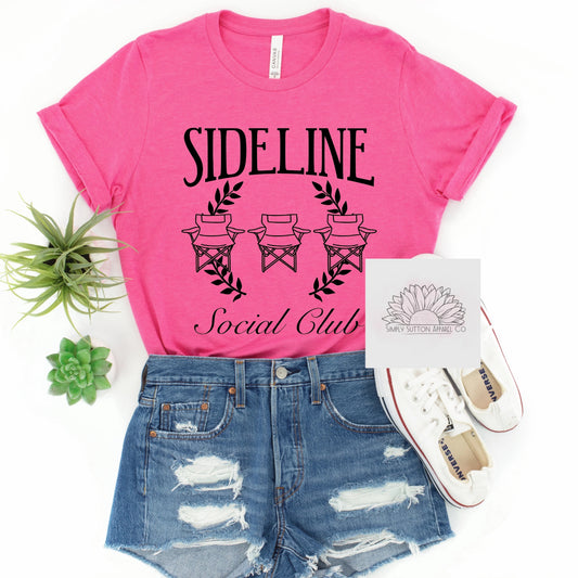 Sideline Social Club- Adult Crewneck Unisex T-Shirt