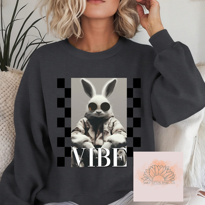 Bunny Vibe - Adult Crewneck Unisex Sweatshirt