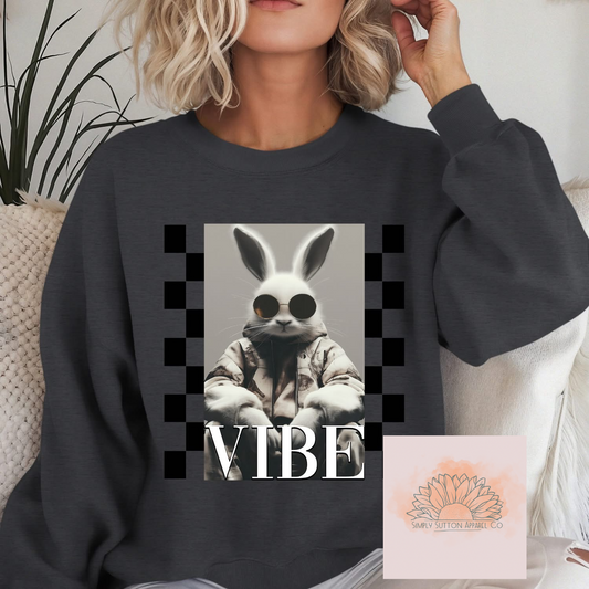 Bunny Vibe - Adult Crewneck Unisex Sweatshirt