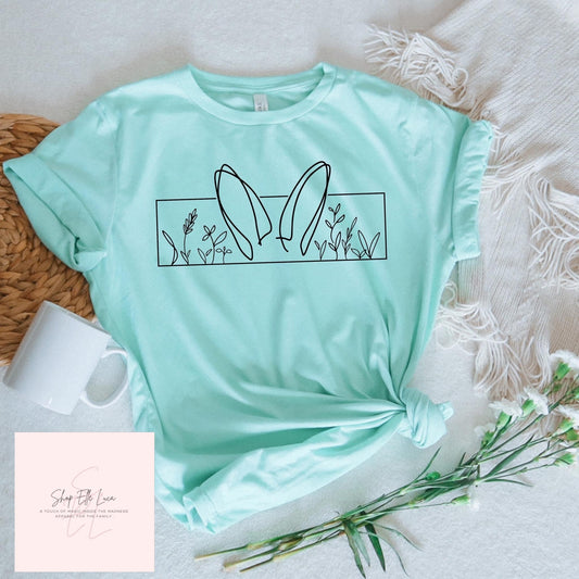 Spring Bunny-  Adult Unisex Crewneck T-Shirt