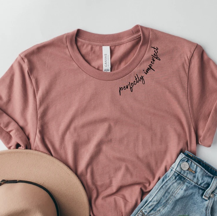 Perfectly Imperfect- Adult Unisex Crewneck T-Shirt