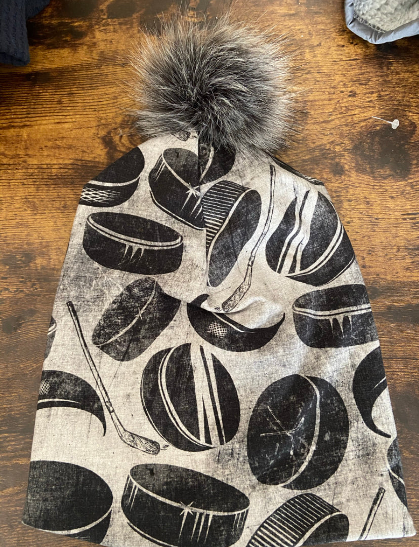 Hockey Puck Beanie